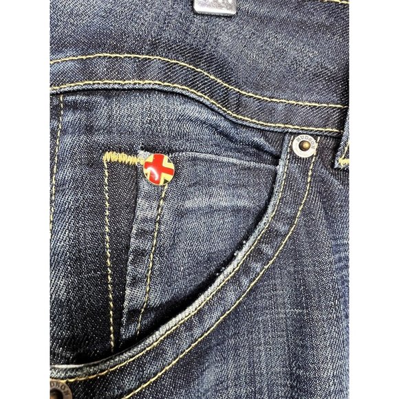 Hudson Signature Bootcut Low Rise Y2K Dark Rinse Women Jeans WP170DHA Elm 29 - Picture 3 of 16